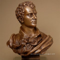 High Quality bronze real people bust of lord byron statue